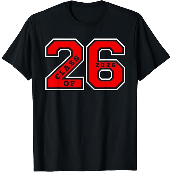 Amazon.com: CLASS OF 2026 - LETTERMAN STYLE RED CLASS OF 26